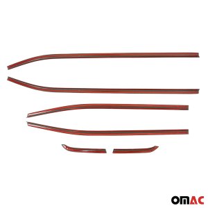 Jeep Renegade Window Trim - Omac - Carbon Fiber - Gloss Black - 2015-2024